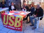 L’ultimo tavolo di confronto in piazza Duomo organizzato dal sindacato lucerino