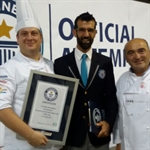 Il pasticcere Ciro Chiazzolino premiato al World Guinness Record