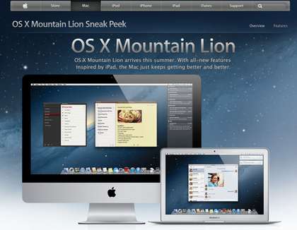 Sistema Operativo Mountain Lion potrebbe essere lanciato a WWDC 2012