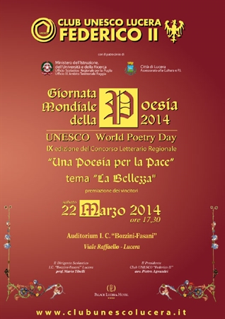 Alla Bozzini-Fasani di Lucera si celebra la Giornata Mondiale della Poesia