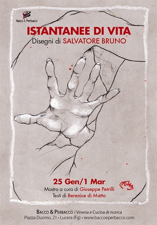 A Lucera per 'ISTANTANEE DI VITA' la Mostra di disegni di Salvatore Bruno