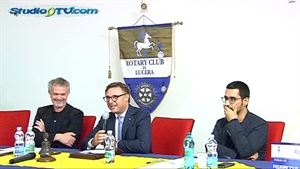 Il Rotary Club Lucera apre l'anno sociale con Marco Brando - video