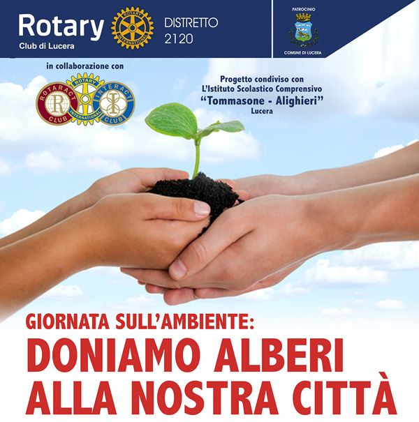Il Rotary Club Lucera dona 31 alberi alla città
