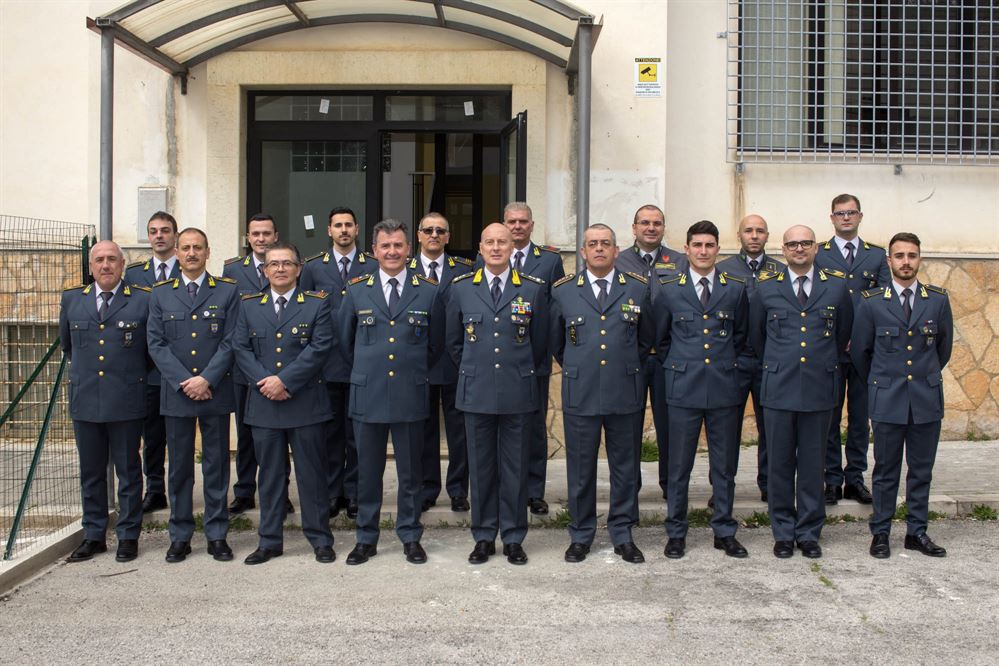 Guardia di Finanza: visita del comandante regionale Puglia, generale di divisione Vito Augelli alla tenenza di San Nicandro Garganico