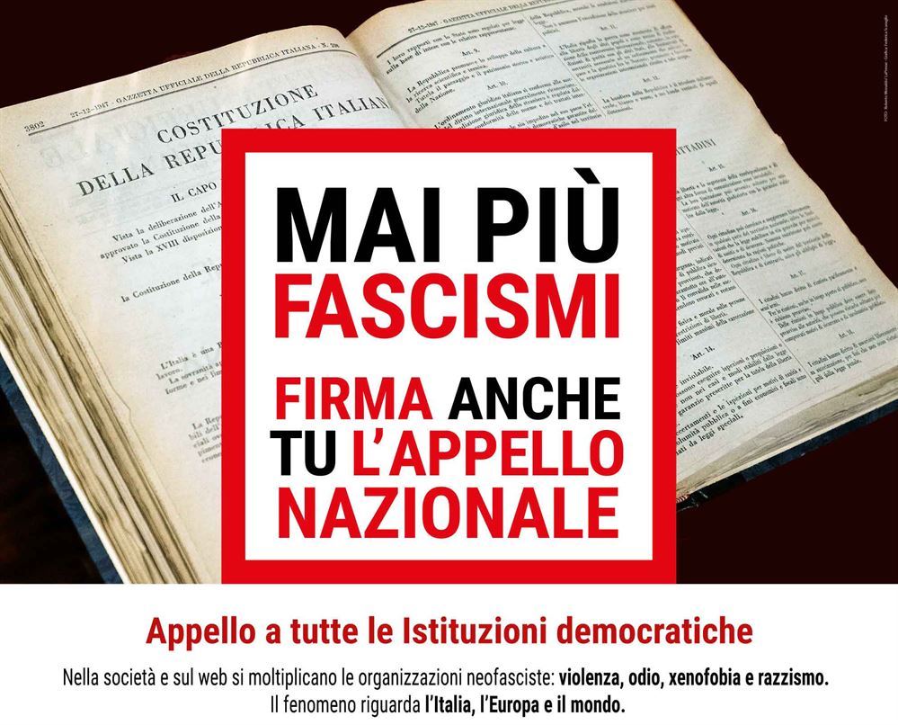 ANPI Lucera: 'Mai Più Fascismi', la raccolta firme continua