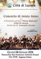 Parrocchia San Francesco Antonio Fasani: Concerto di inizio anno