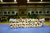 Una foto di gruppo scattata sul tatami ai judoka lucerini 