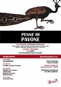 Penne di Pavone, presentazione del romanzo di Romolo Chiancone