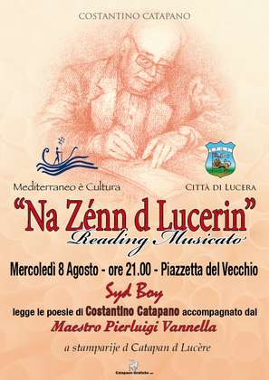Stasera ‘Na Zénn d Lucerin’, reading musicato in piazza Del Vecchio