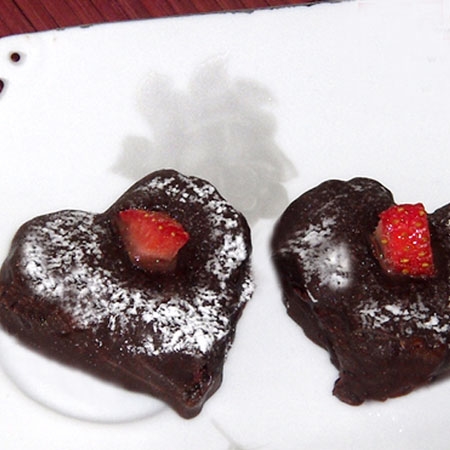 Cuori di cioccolato e fragole per San Valentino