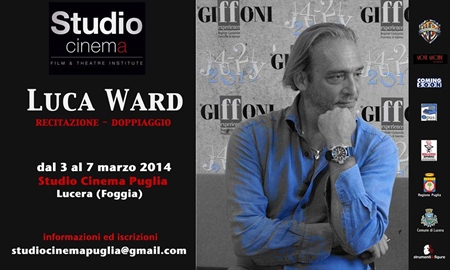 A Lucera con Studio Cinema Puglia, a marzo arriva Luca Ward