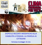 Campagna clima Wwf: indagine sul traffico veicolare a Foggia