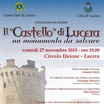 Il Lions Club di Lucera per il Castello