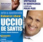Spettacolo di beneficienza con Uccio De Santis per il Rotary Club Lucera