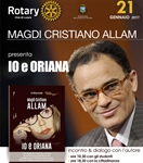 Appuntamento con MAGDI CRISTIANO ALLAM sabato 21 gennaio presso il teatro Comunale Garibaldi di Lucera per il Rotary Club