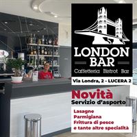 Grande novità al London Bar: servizio d'asporto già disponibile dal 5 Ottobre!