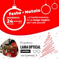Festa di Natale presso Lama Optical a Lucera: un Momento Magico per tutta la Famiglia