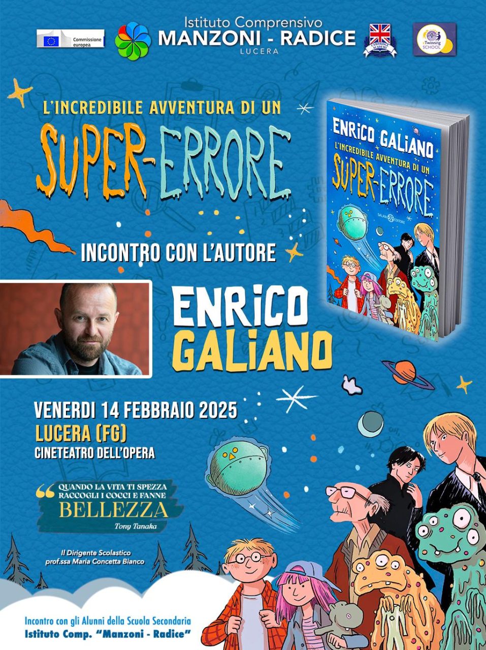CULTURA Letteratura Enrico Galiano A Lucera Incontro Con Studenti E CULTURA Letteratura Enrico Galiano A Lucera Incontro Con Studenti E