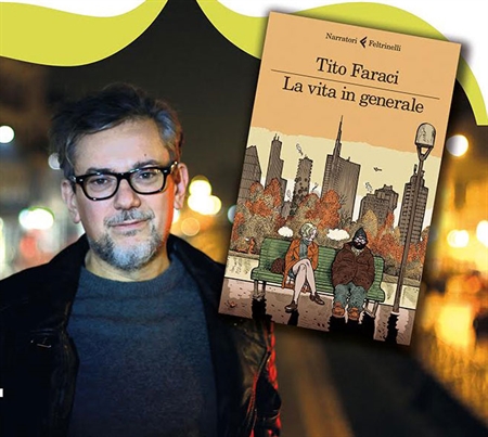Tito Faraci alla libreria Kublai di Lucera per presentare La vita in generale, edito da Feltrinelli