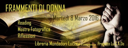 A Lucera 'Frammenti di donna', storie di donne per riflettere e confrontarsi sull'identità femminile