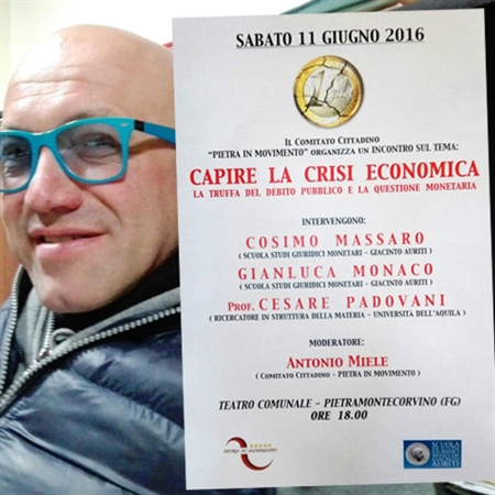 A Pietramontecorvino un incontro per affrontare il tema della crisi economica, organizzato da 'Pietra in Movimento'