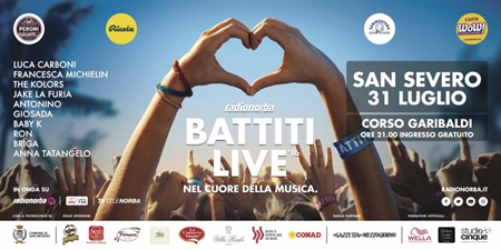 Radionorba Battiti Live 2016', cresce l'attesa per la tappa di San Severo