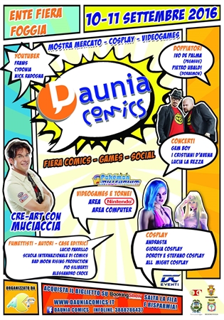 Successo per la II Edizione del Daunia Comics 2016 a Foggia