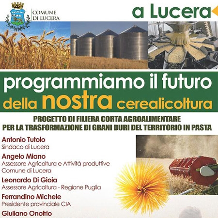 Incontro al 'Garibaldi' di Lucera sul tema cerealicoltura