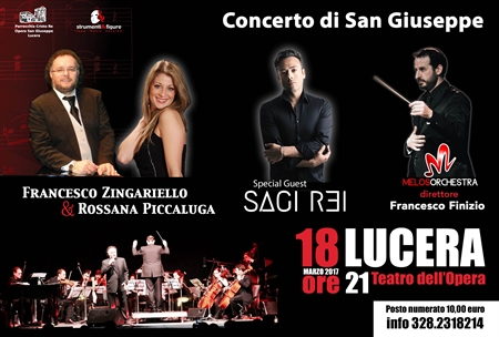 Torna a Lucera il tradizionale 'Concerto di San Giuseppe' con l'orchestra Melos diretta dal Maestro Francesco Finizio