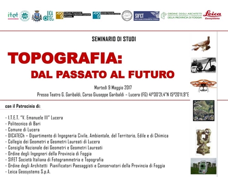 All'ITET Lucera si parla di 'Topografia: dal passato al futuro'