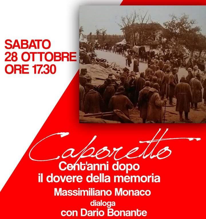 A Lucera: 'Caporetto. Cent'anni dopo. Il dovere della memoria'