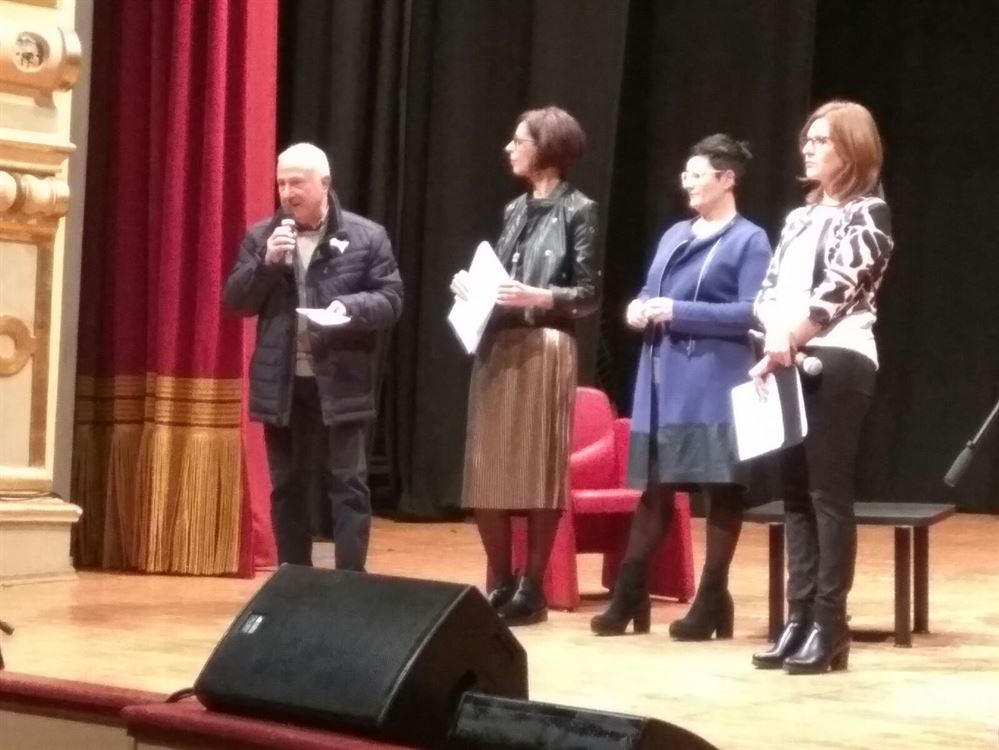 Al Teatro Garibaldi di Lucera 'Uomini e donne insieme contro la violenza sulle donne'
