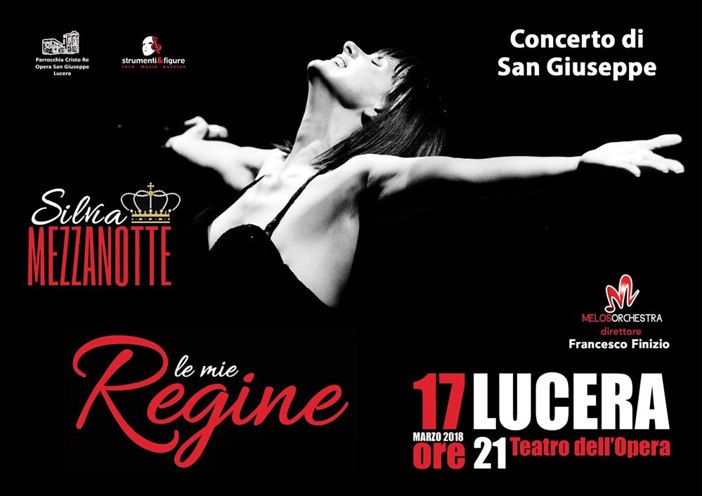 Silvia Mezzanotte con 'Le mie regine' a Lucera per il Concerto di San Giuseppe