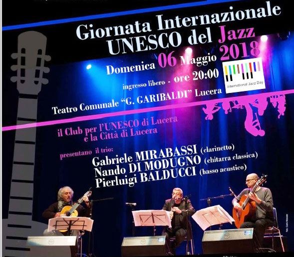 Amori sospesi' per la Giornata internazionale del jazz Lucera
