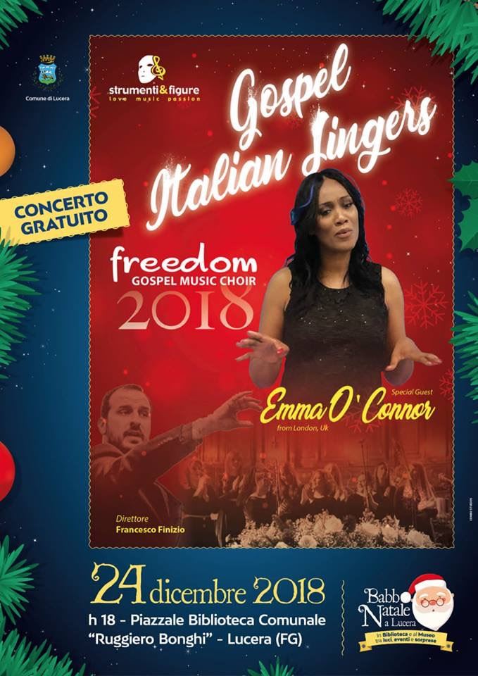 Vigilia di Natale con il Gospel Italian Singers