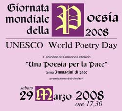 Terza edizione del concorso 'Una poesia per la pace'